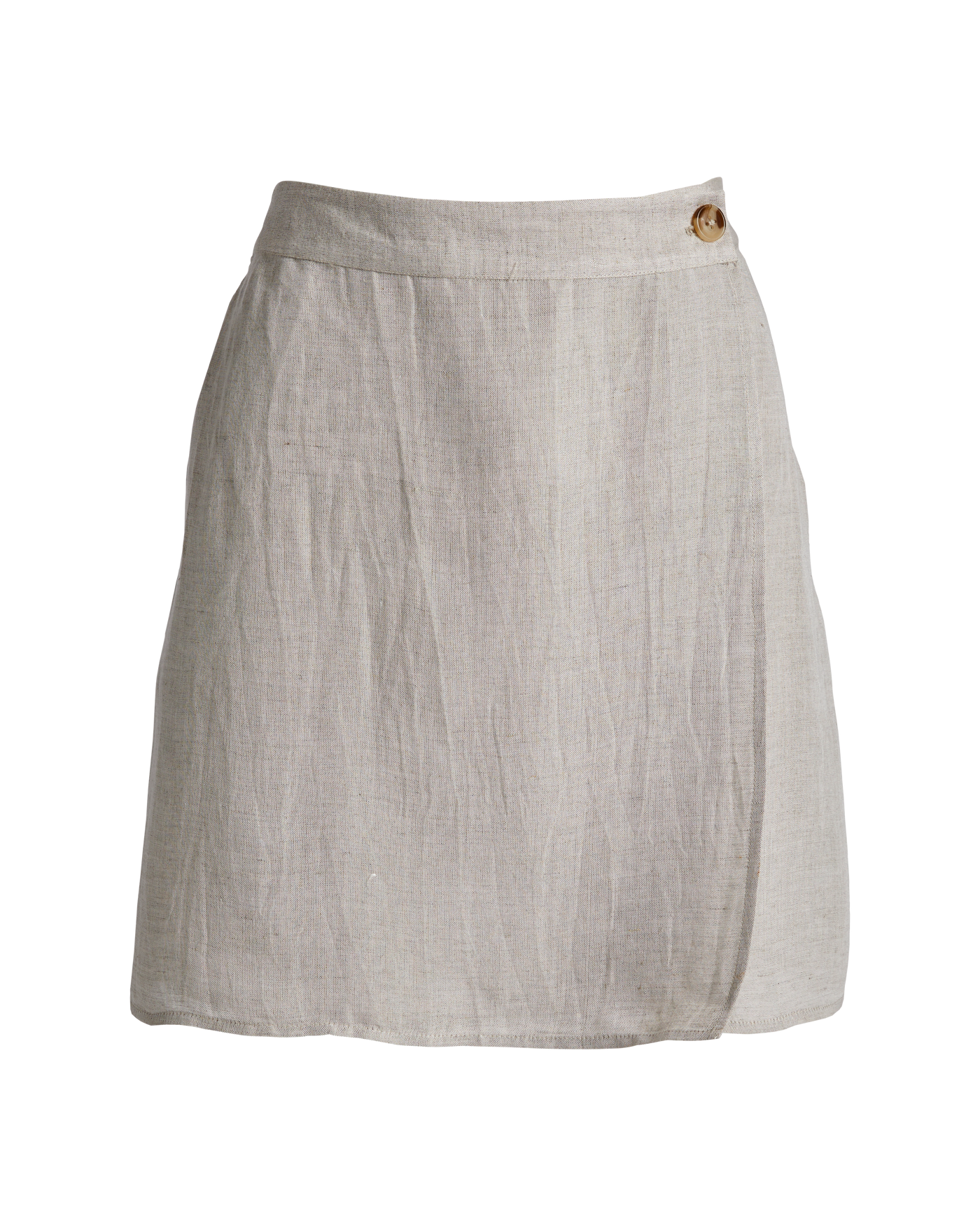 Flirty Linen Wrap Skort - Flax | Boston Proper