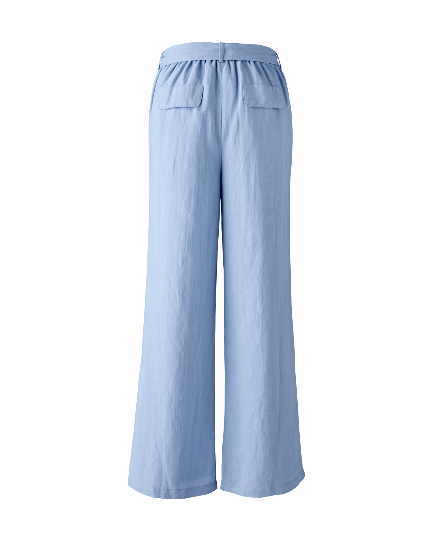 Tie Waist Wide Leg Linen Pant Blue Bell | Boston Proper