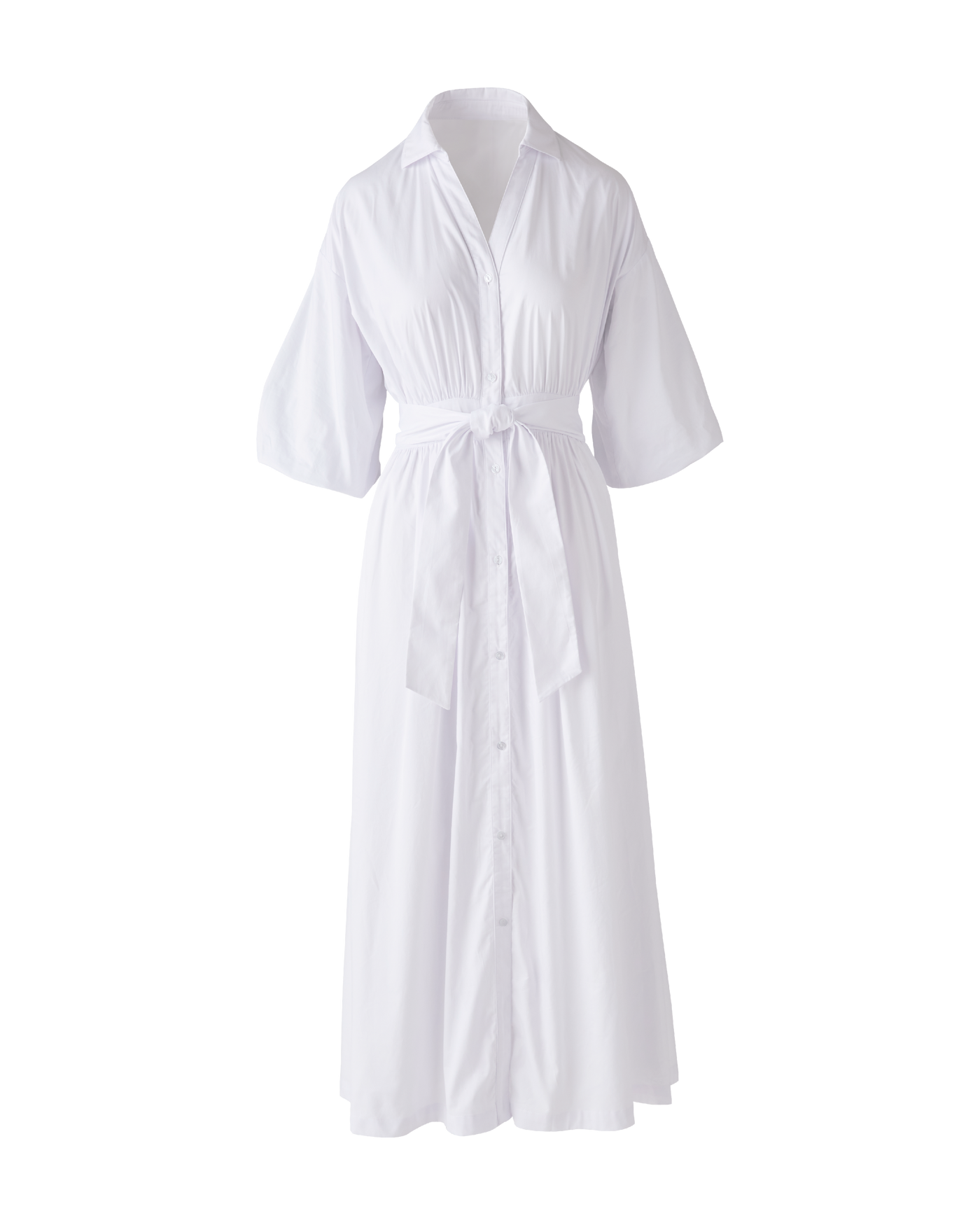 ladies long t shirt dress Women's 100% Organic Cotton T-Shirt Dress L / Willow Green