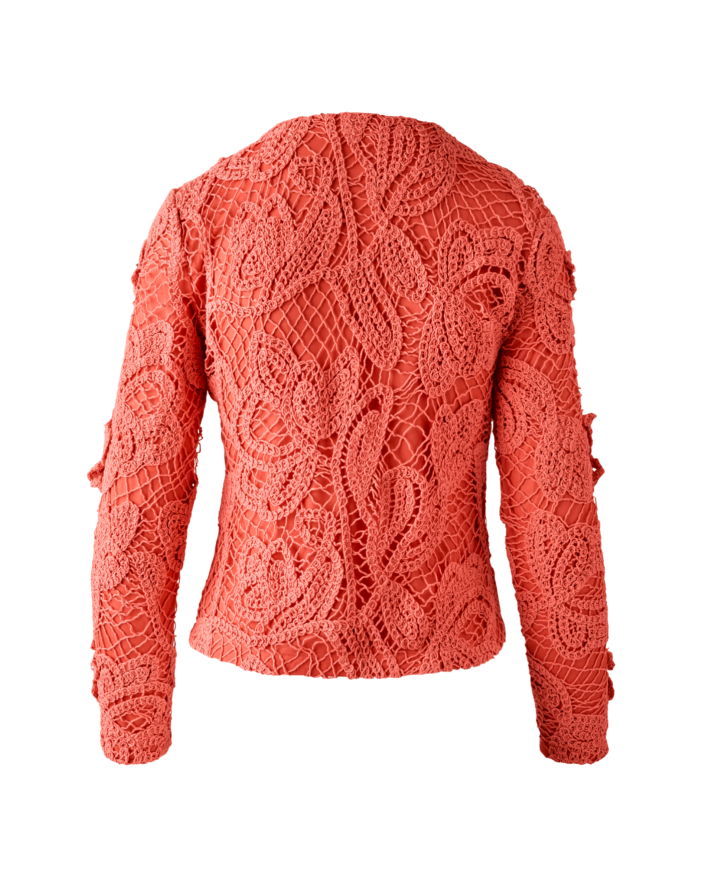 3D Floral Crochet Cardigan - Georgia Peach | Boston Proper