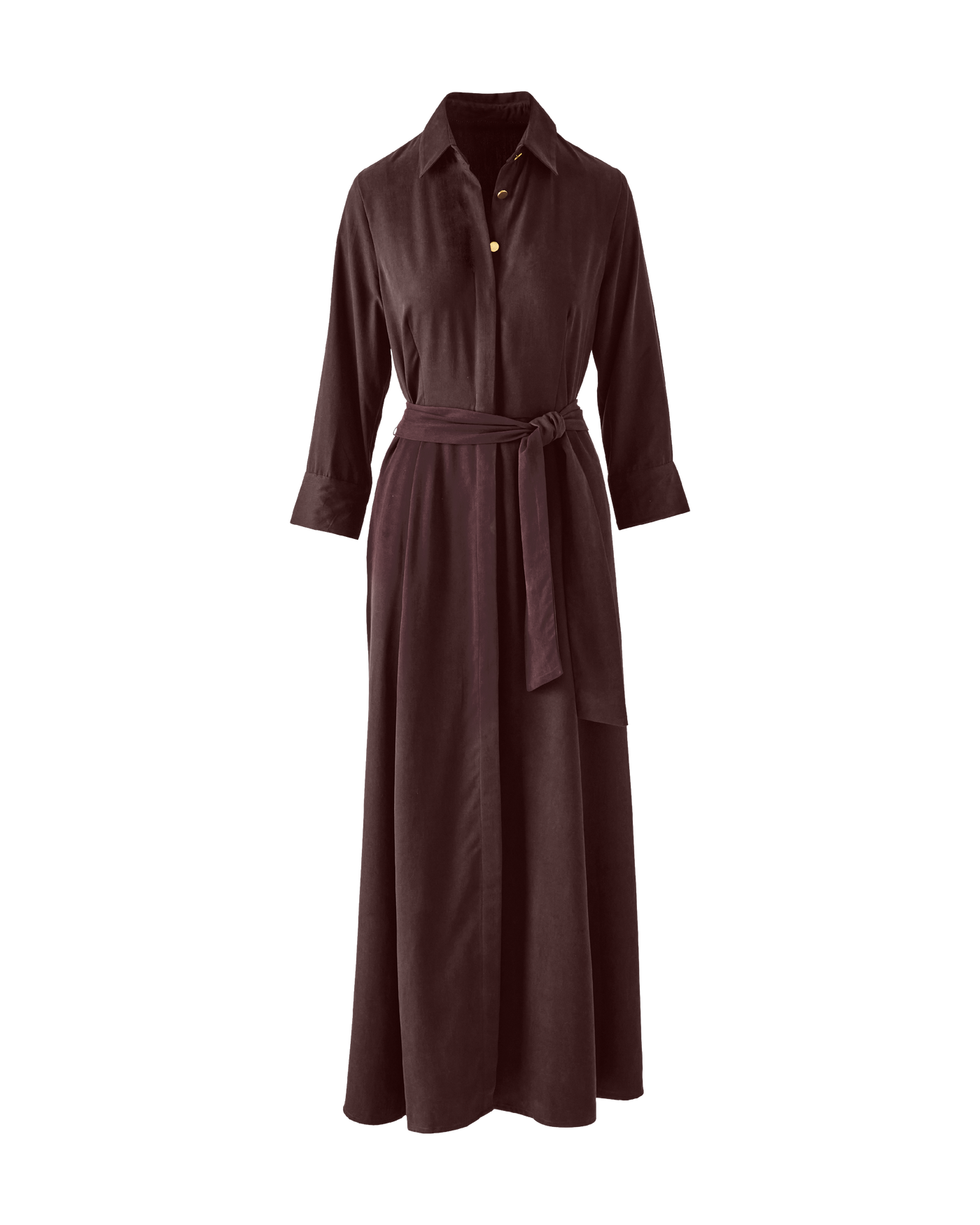 chocolate shirt dress Lightweight Linen Shirt Dress