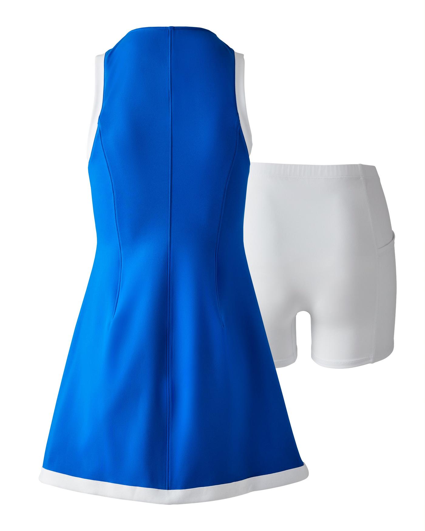 Pickletini Color Block Half Zip Performance Dress - Royal Blue | Boston  Proper