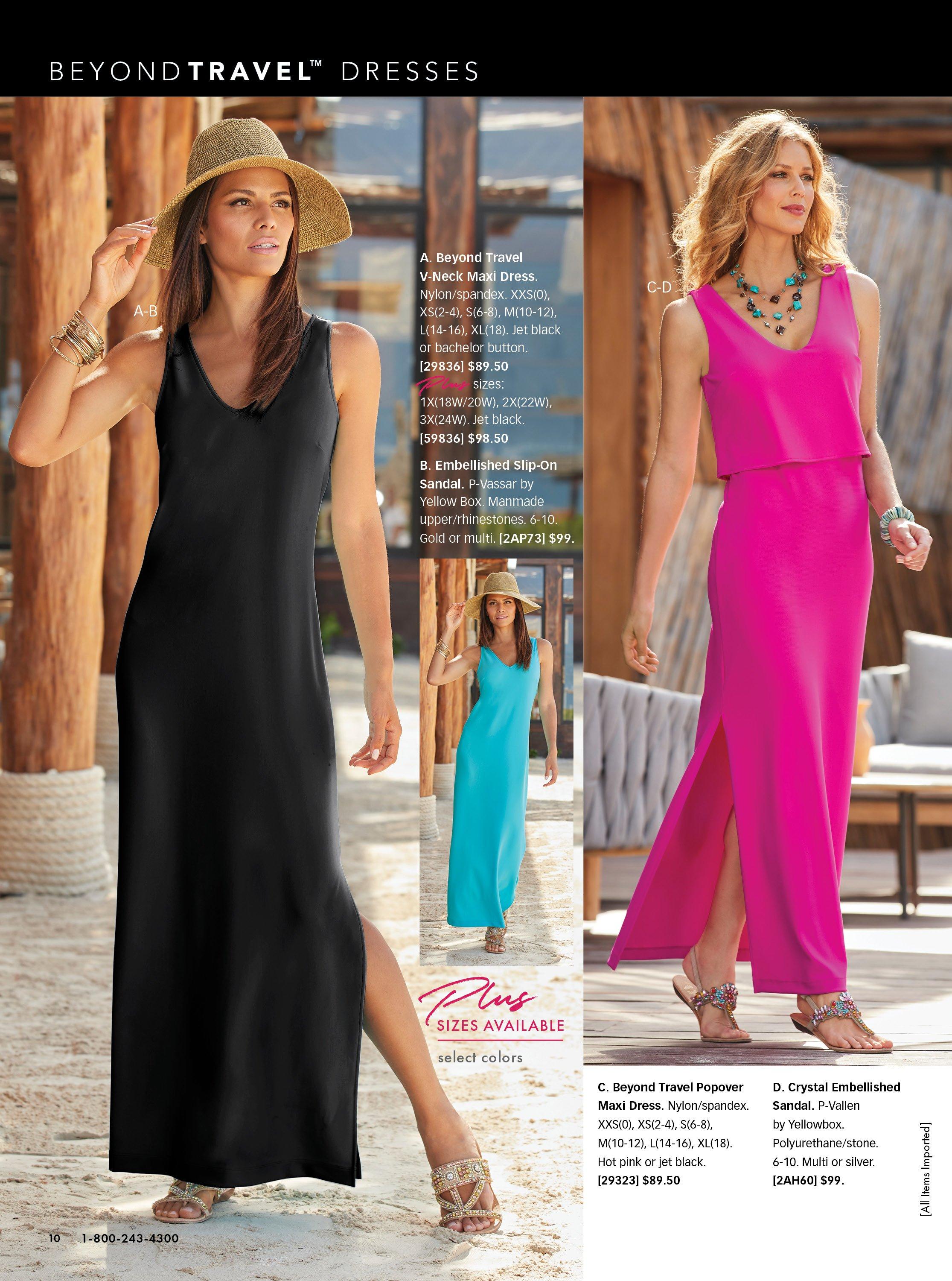 maxi travel dress