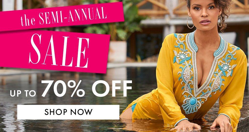 The Semi-Annual Sale! Up to 70% off with extra 35% savings on already-reduced styles. Code: SEMI70