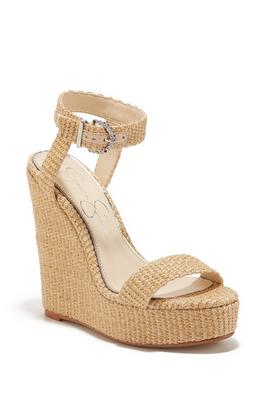 chunky woven wedge