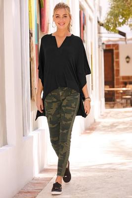 racer stripe camo ankle pant