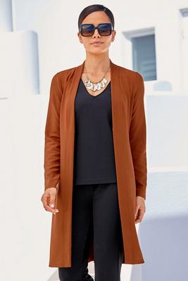 beyond travel™ long cardigan