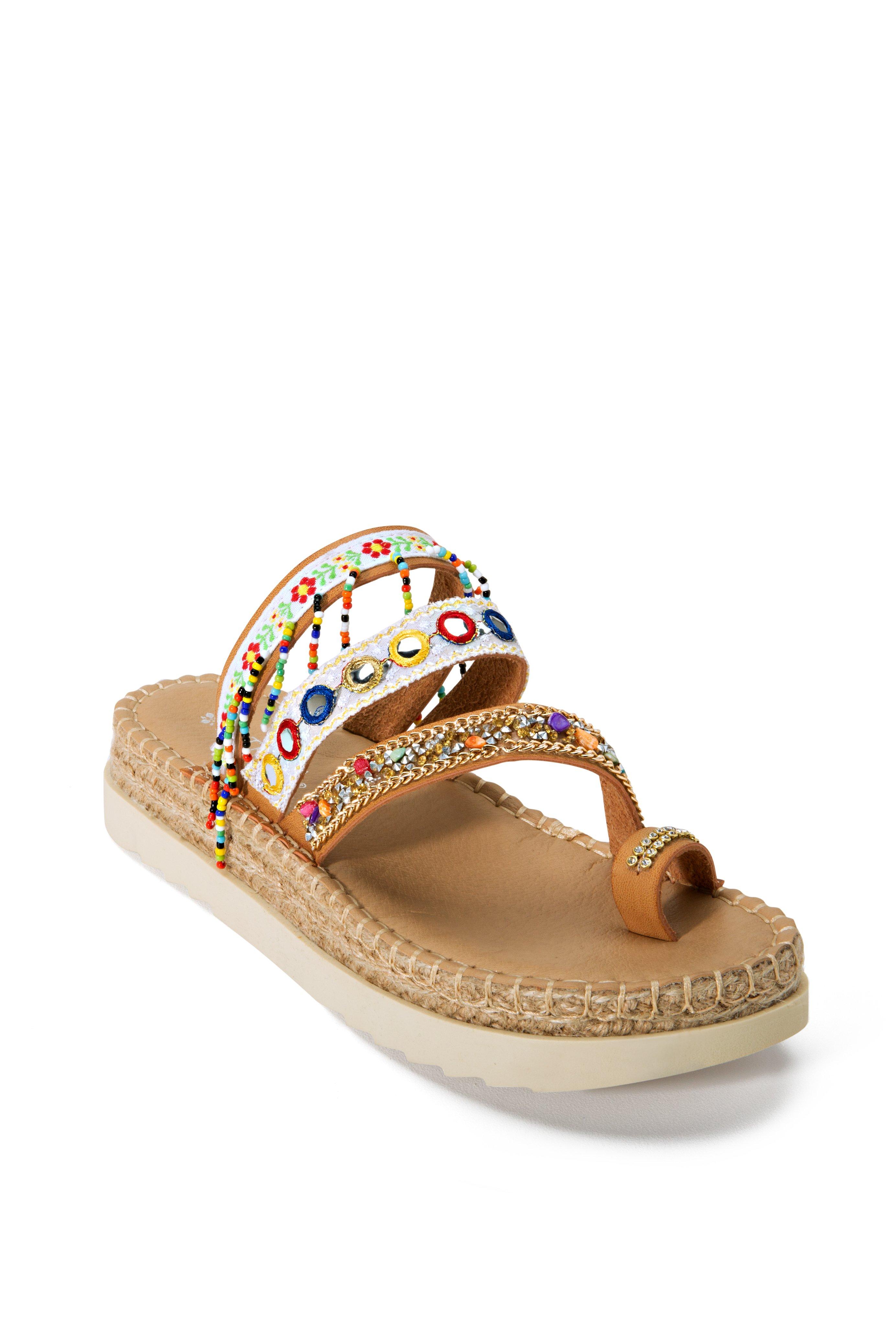 toe ring platform sandals
