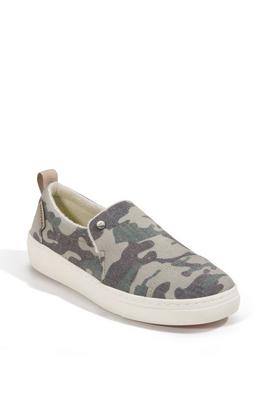 camo slip-on sneaker