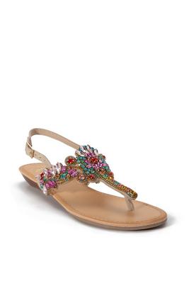 crystal embellished sandal