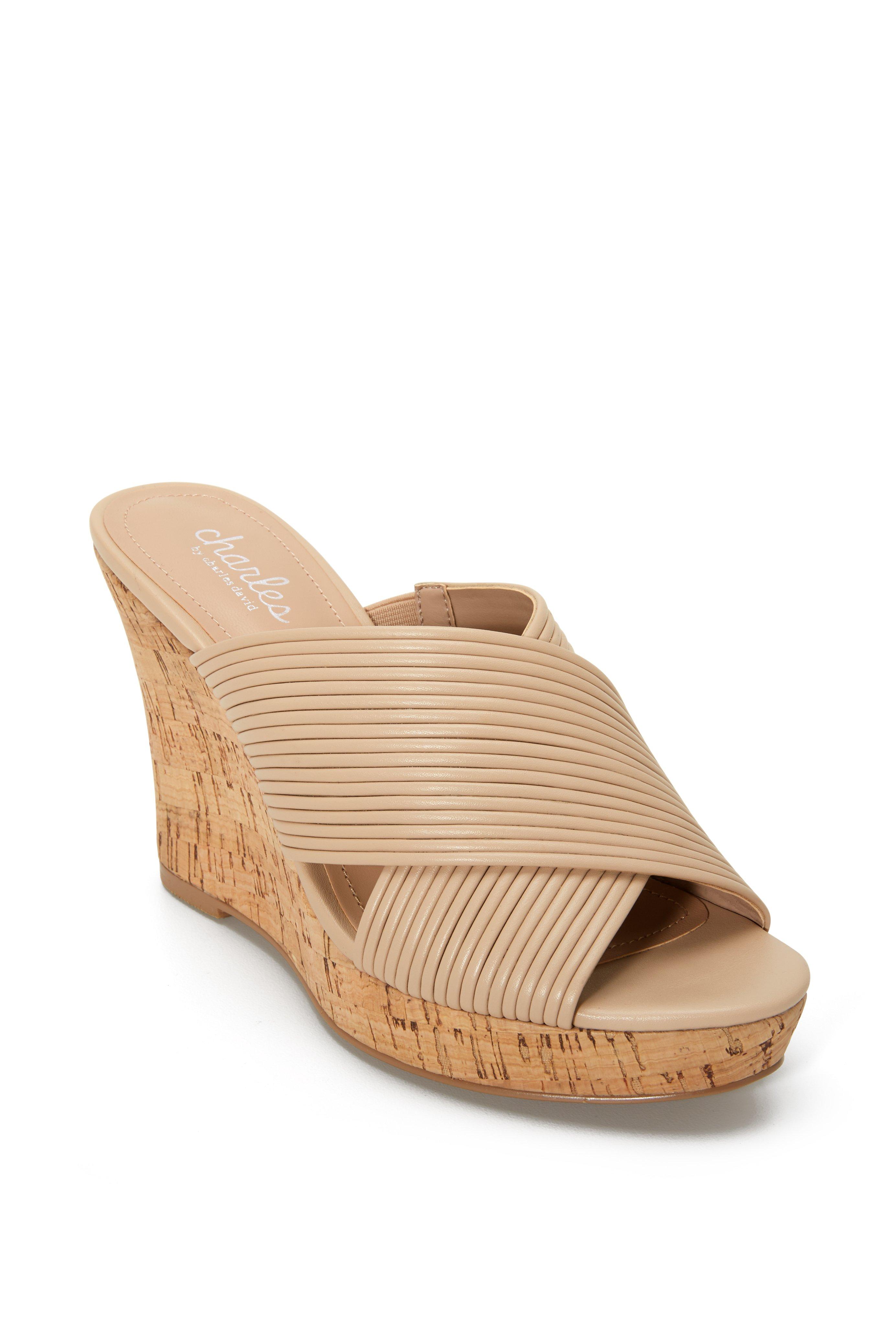 cork wedge shoes