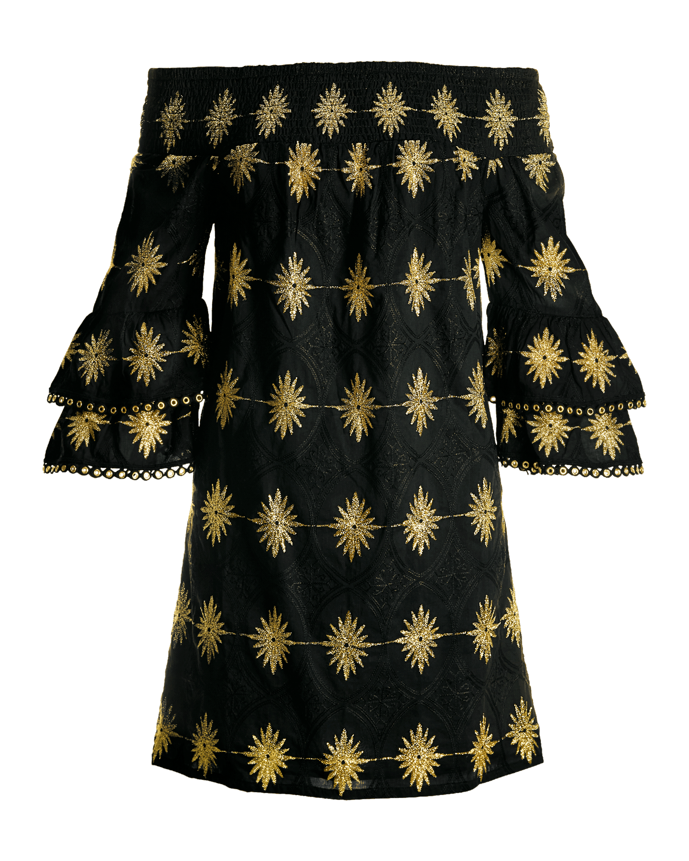 black long formal dresses for women Gold-Bead Prom Dress: La Femme 32976 Black / 00 timeless look Wilma Ruffle Mini Dress Nadiya Color:Blue Sea