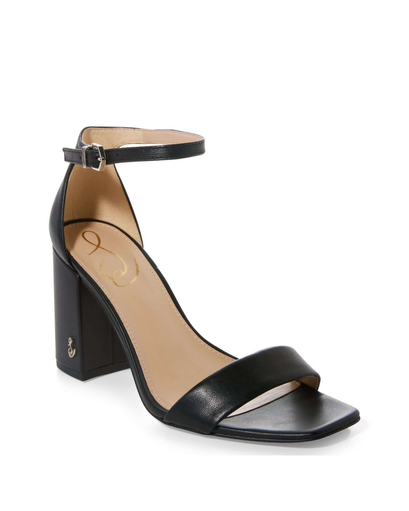 Single Strap Dress Heel Black