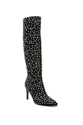 Allover Studded Over-The-Knee Boot