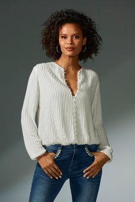 Display product reviews for Over-the-Top Pearl Blouse