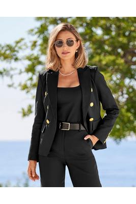 Modern Double-Breasted Blazer