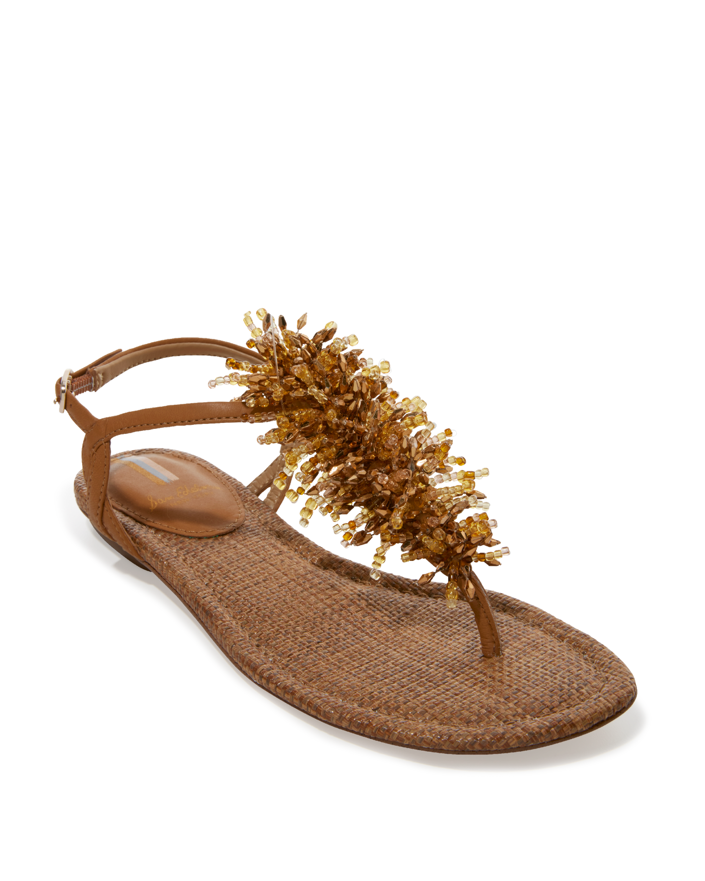 Embellished Backstrap Sandal Bronze
