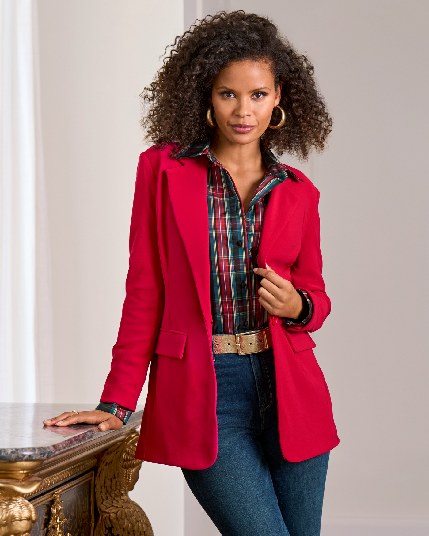 Beyond Travel Classic Boyfriend Blazer French Kiss