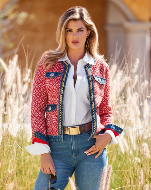 Boston proper tweed jacket deals