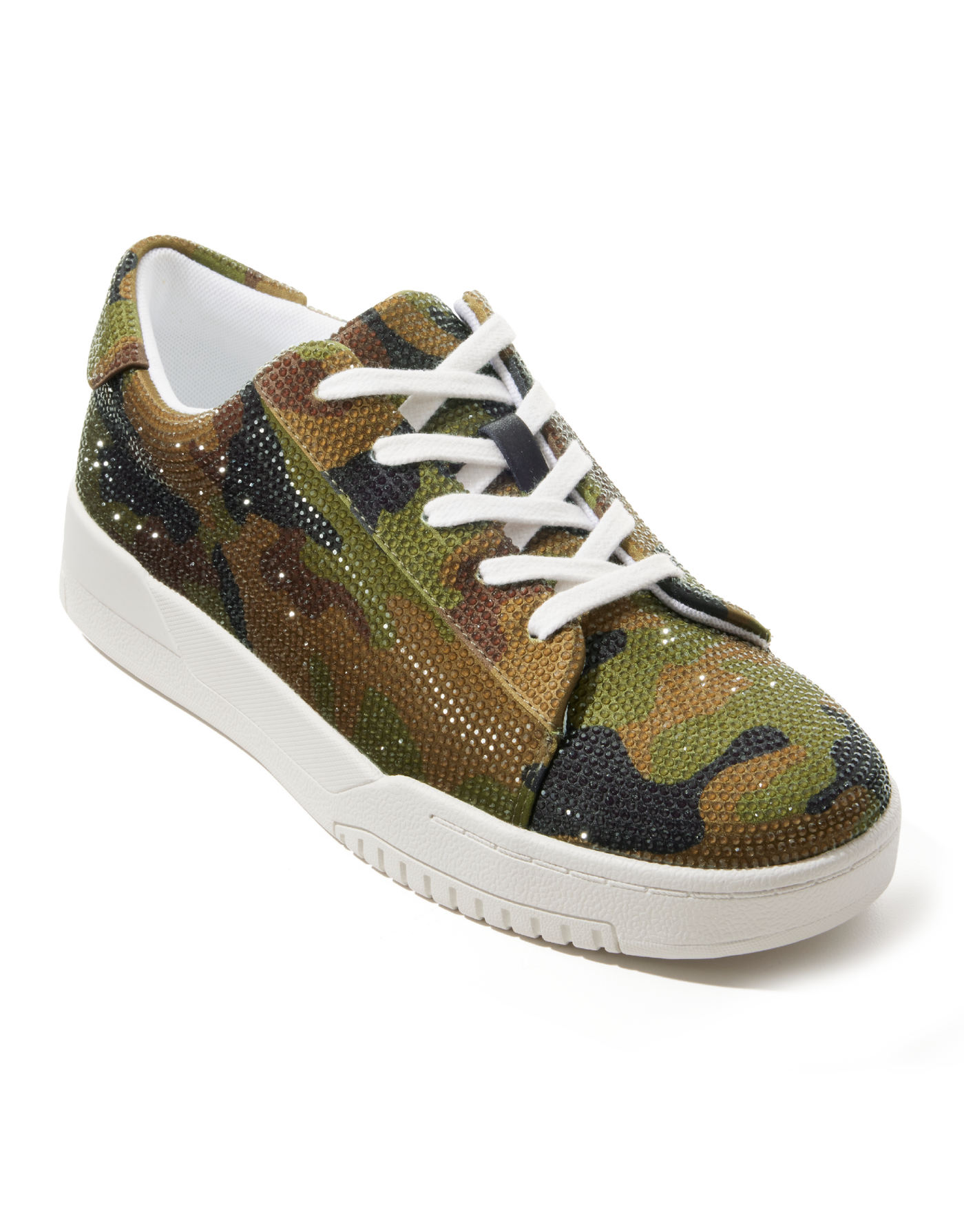 Camo Rhinestone Sneaker Multi