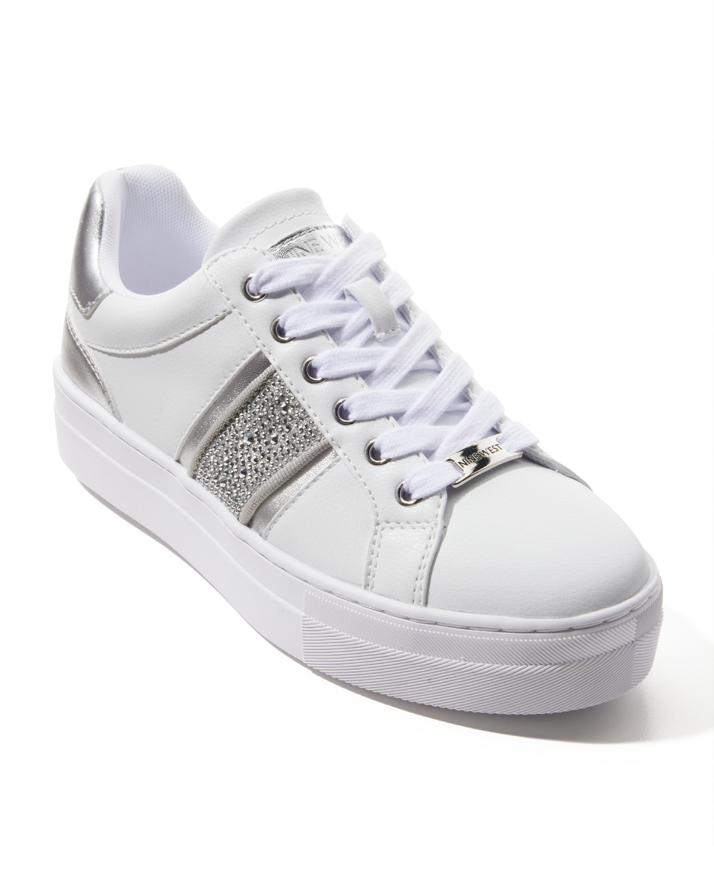 Embellished Casual Sneaker White