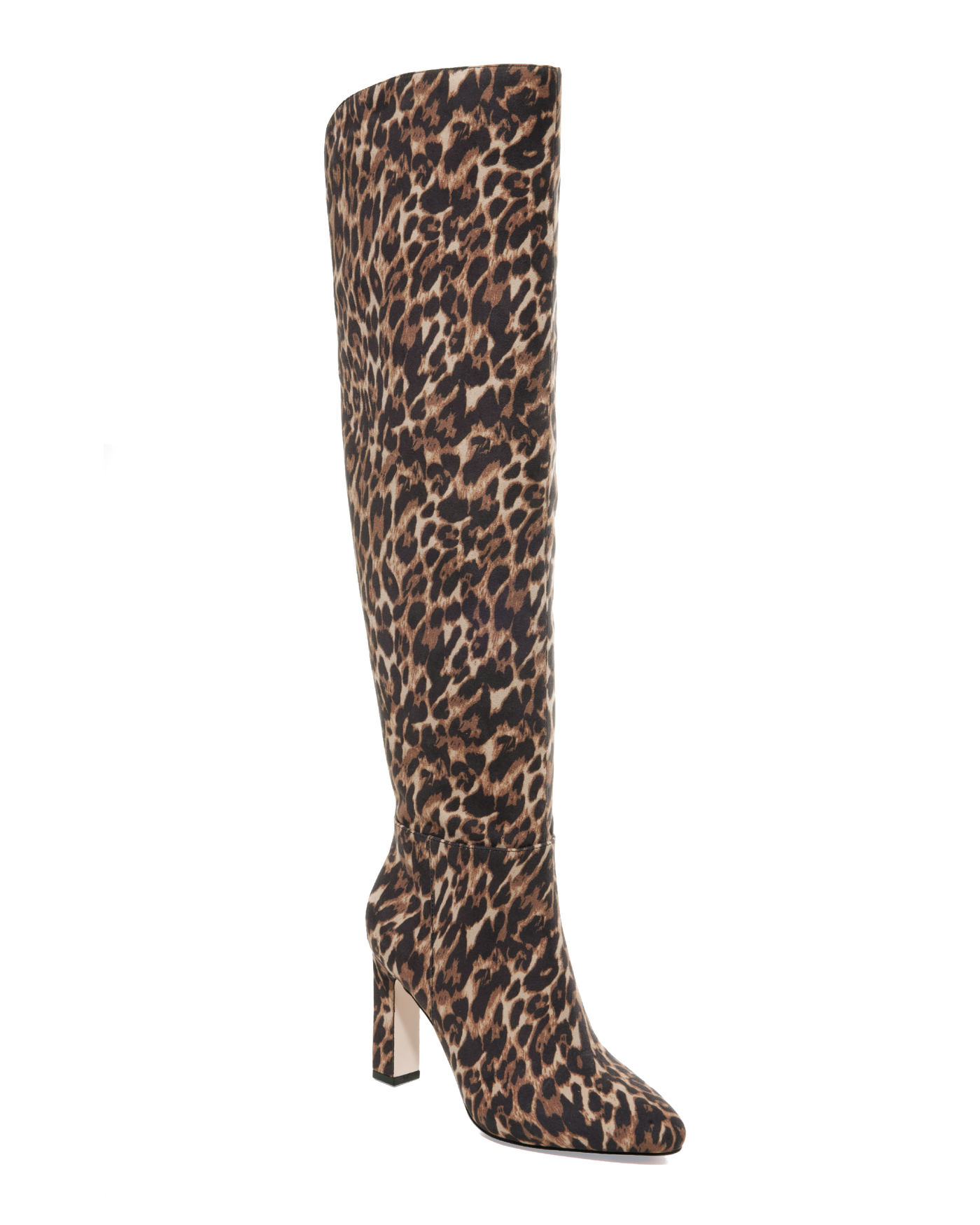 Leopard Tall Boot Natural