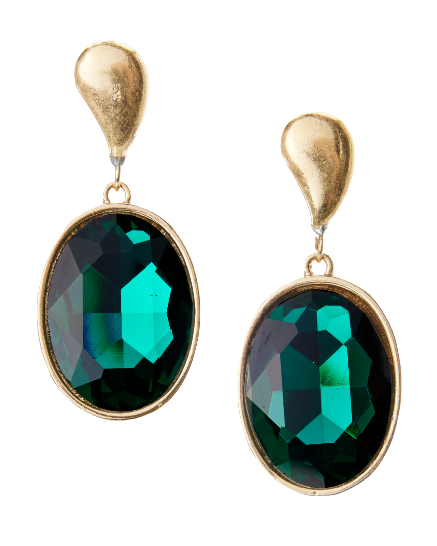Gem Drop Earring Emerald