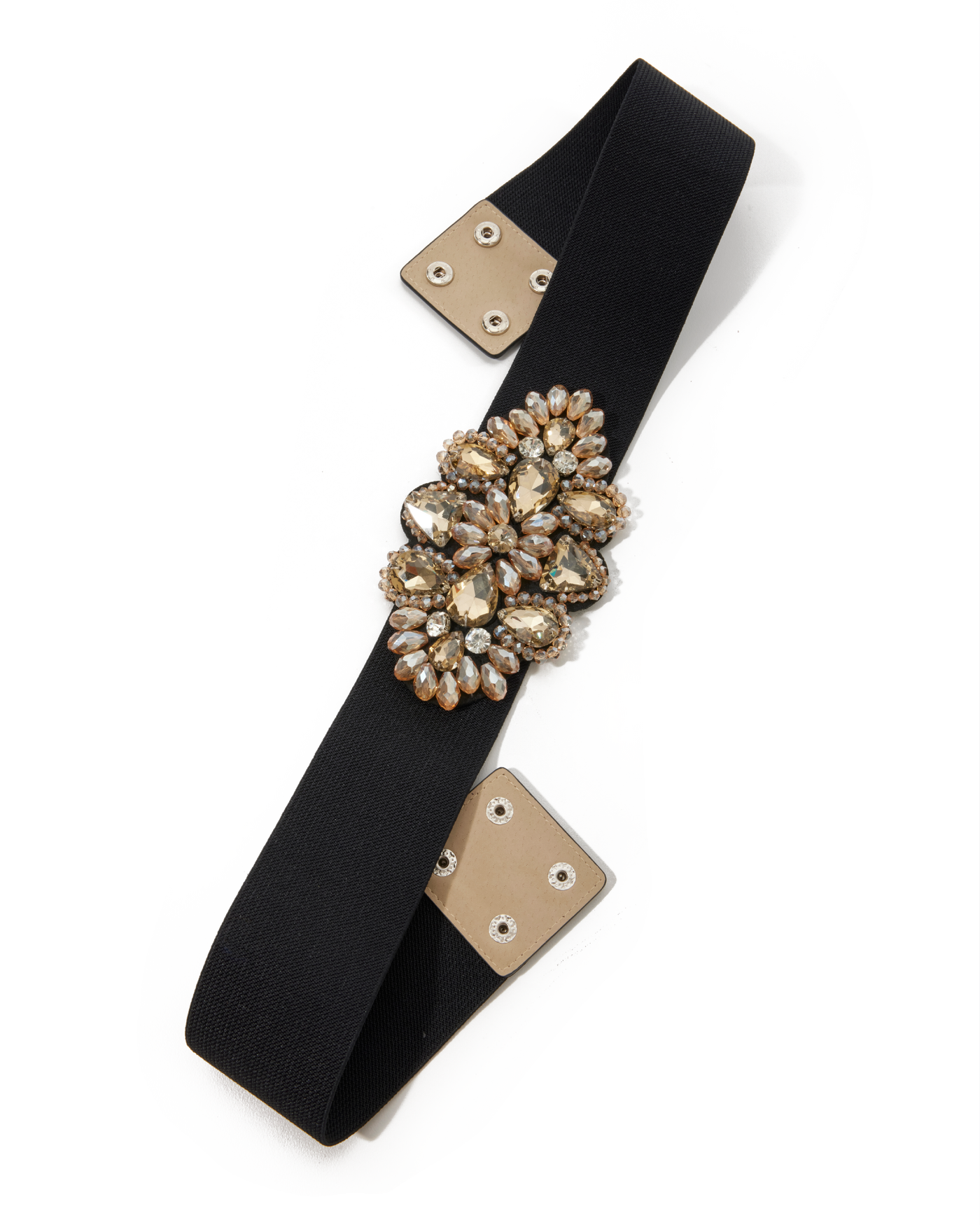 Embellished Waist Belt Black/Gold