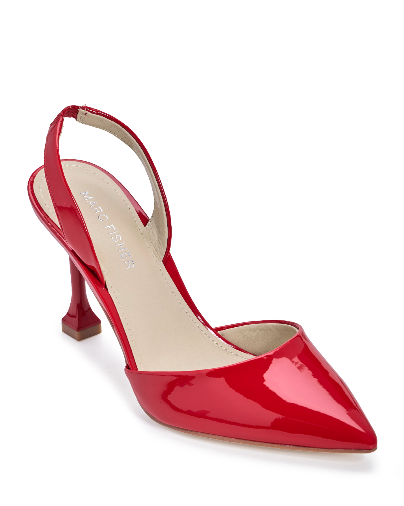Slingback Covered Toe Heel Red