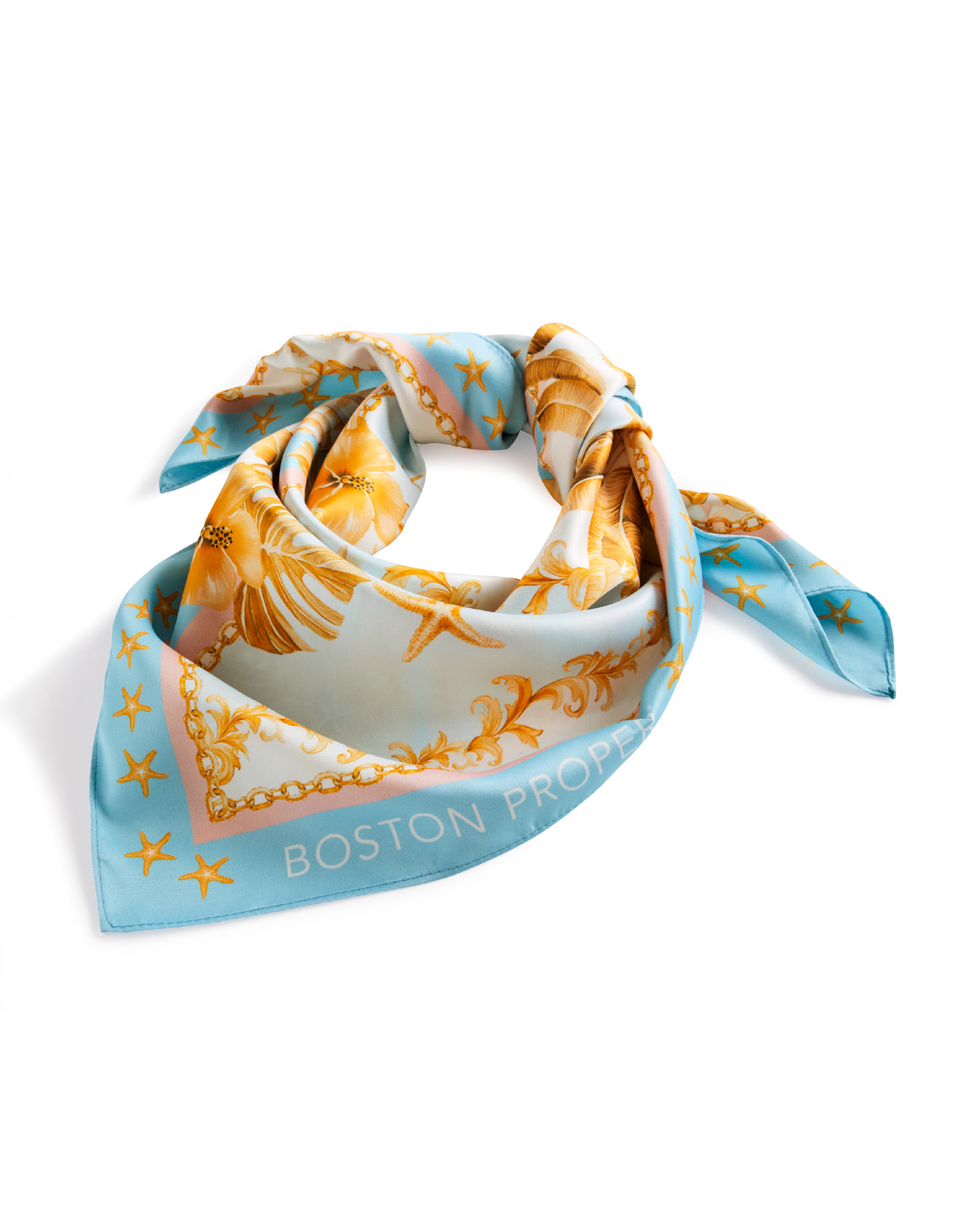 Boston Proper Printed Scarf Stunning Sealife