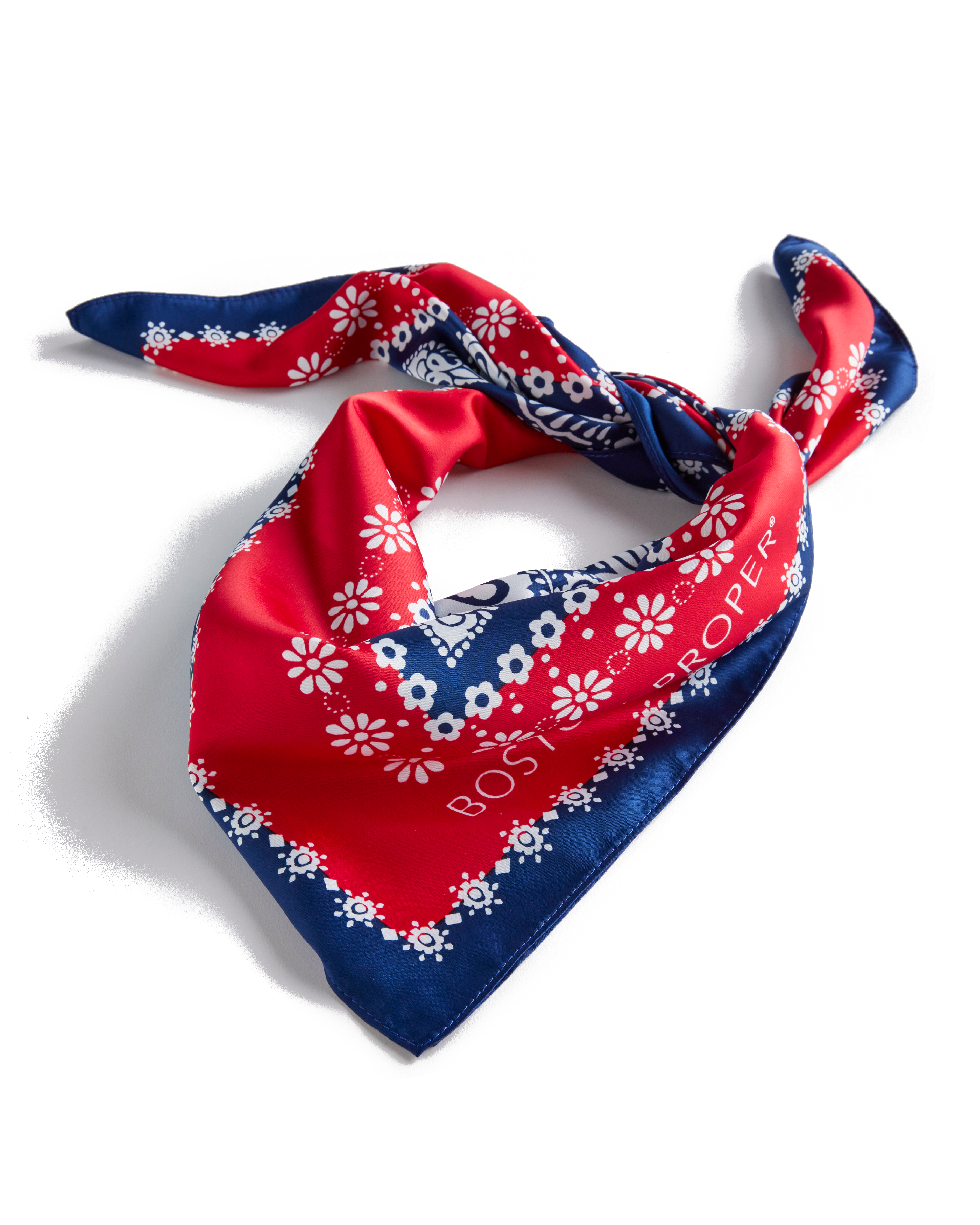 Boston Proper - Americana Bandana Blue - Boston Proper Printed Scarf
