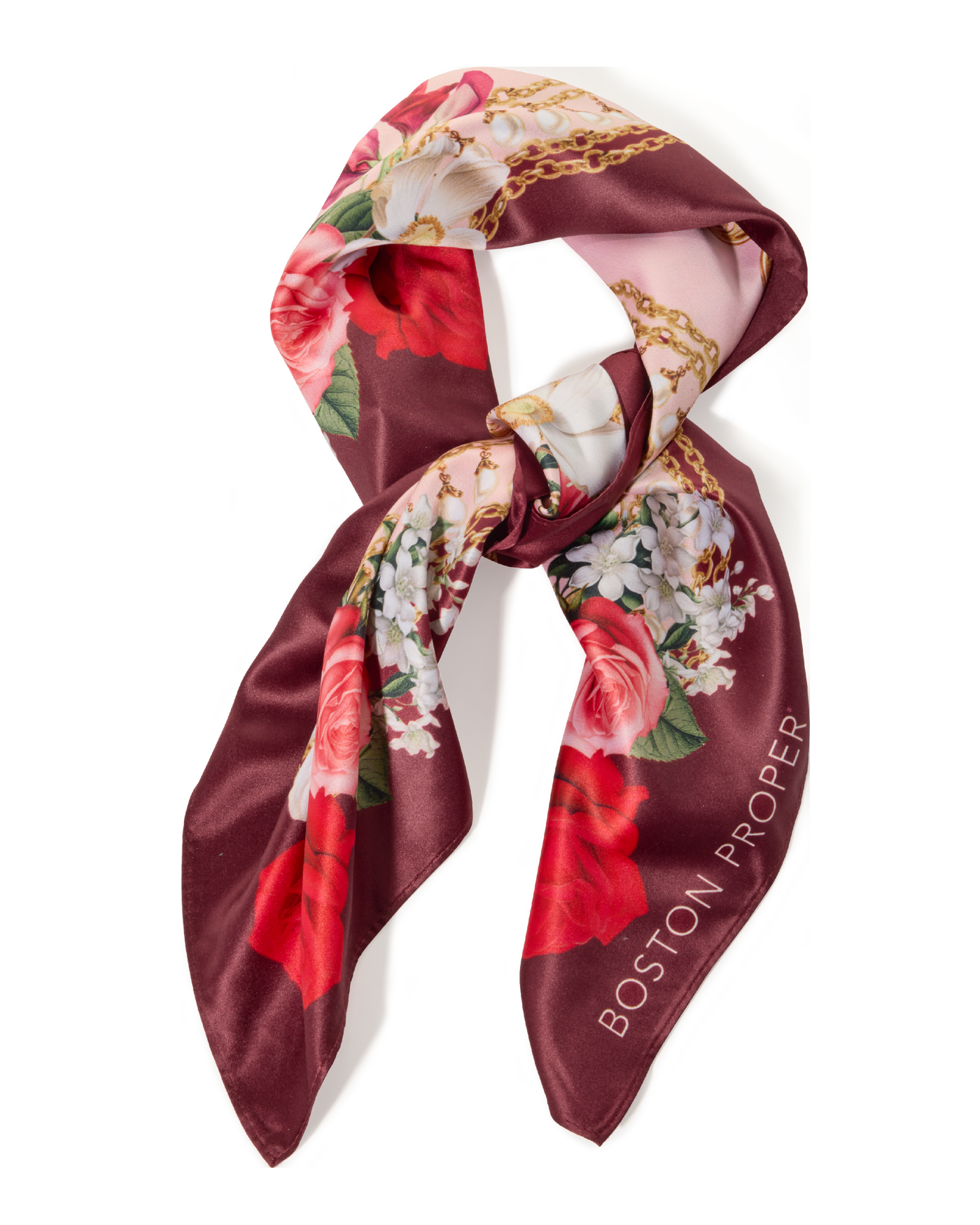 Boston Proper Printed Scarf Flowers of Hope