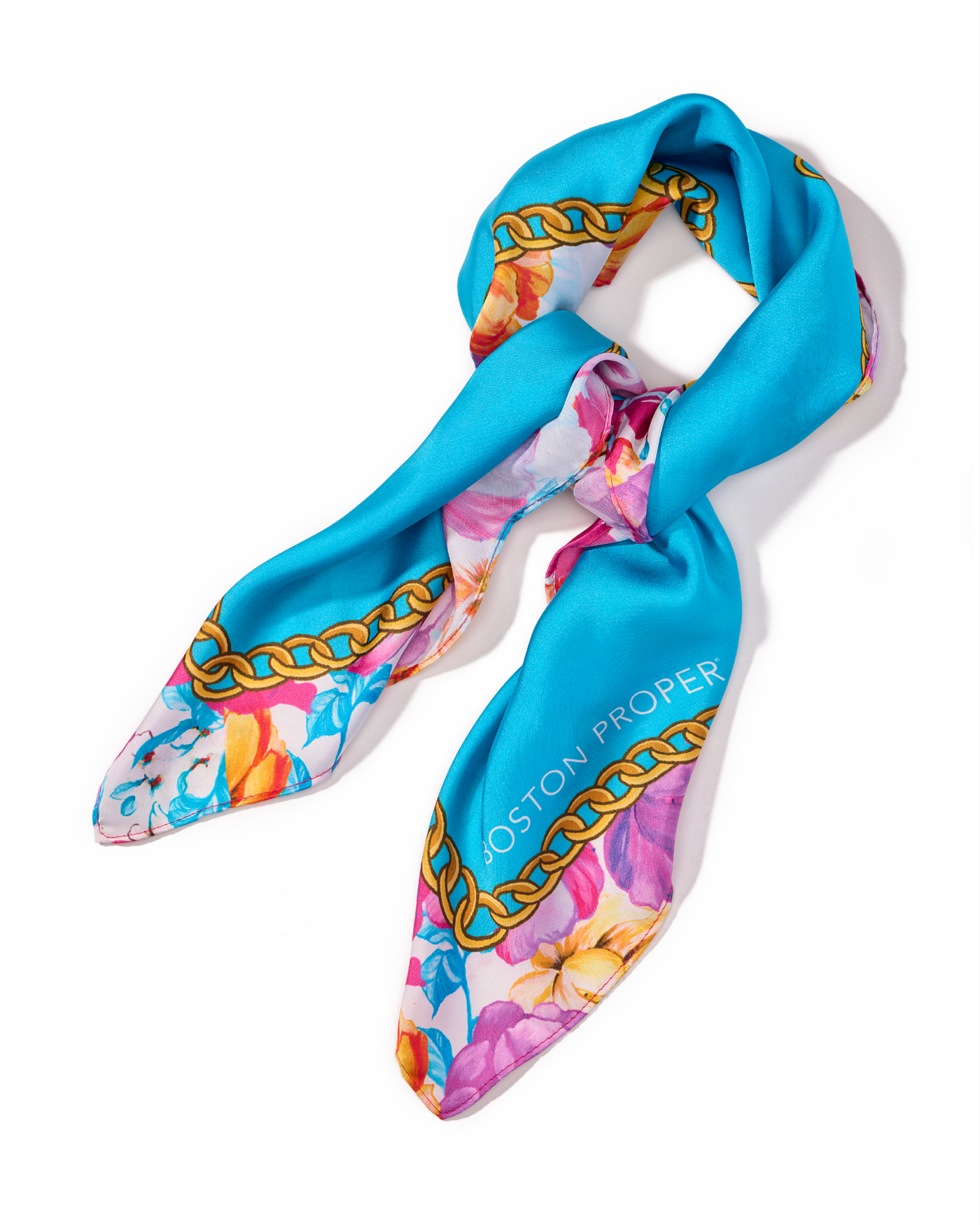Boston Proper Printed Scarf Iris Garden