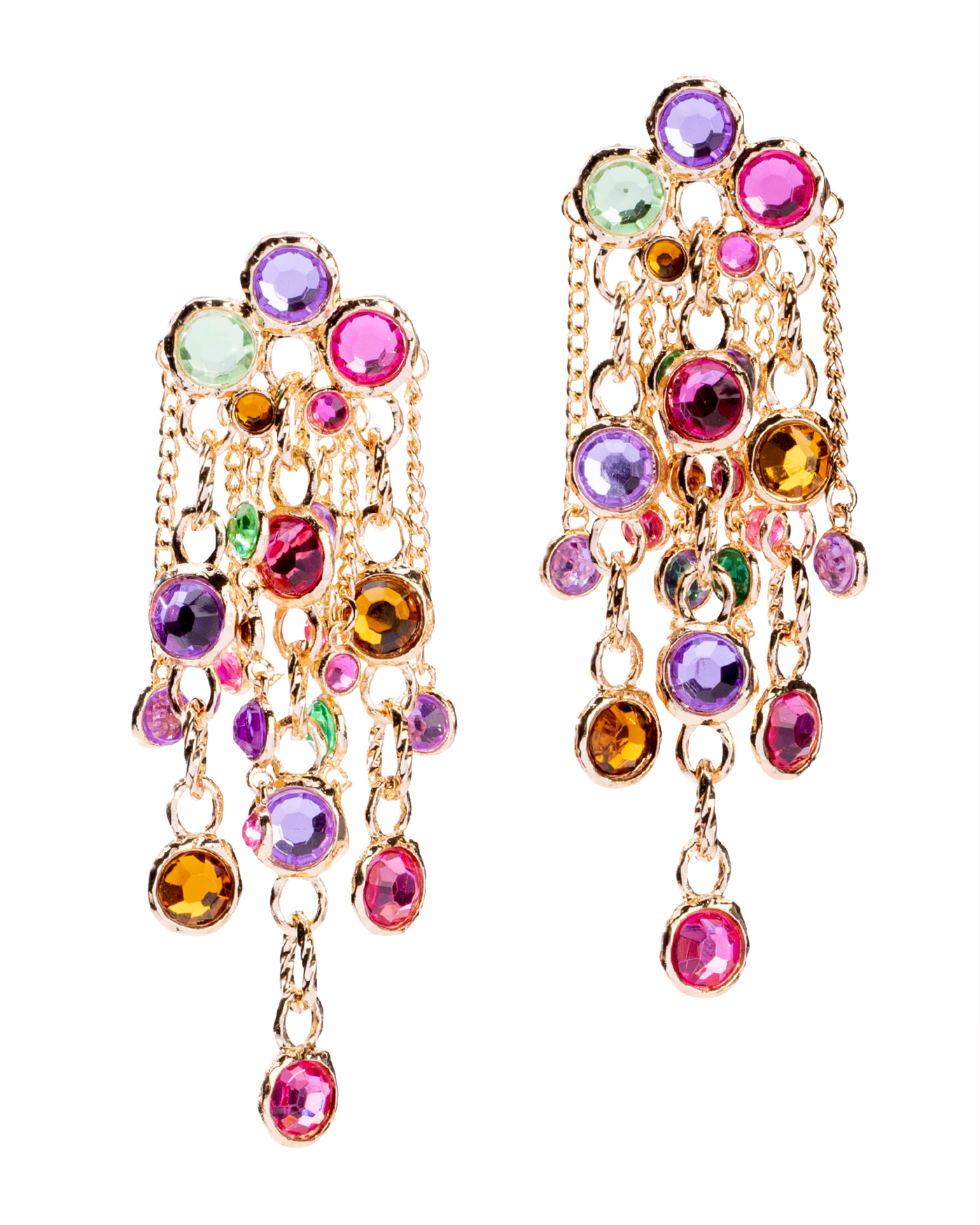 Multi Gem Earring Multi