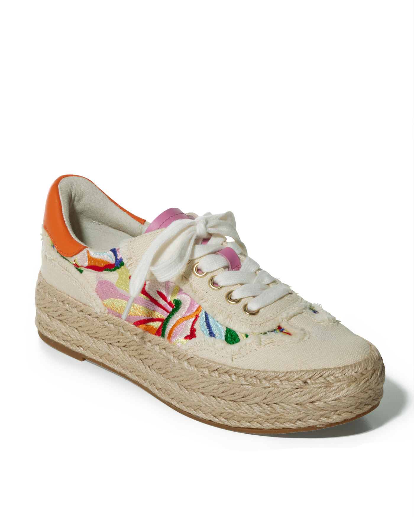Floral Multi Raffia Sneaker Multi