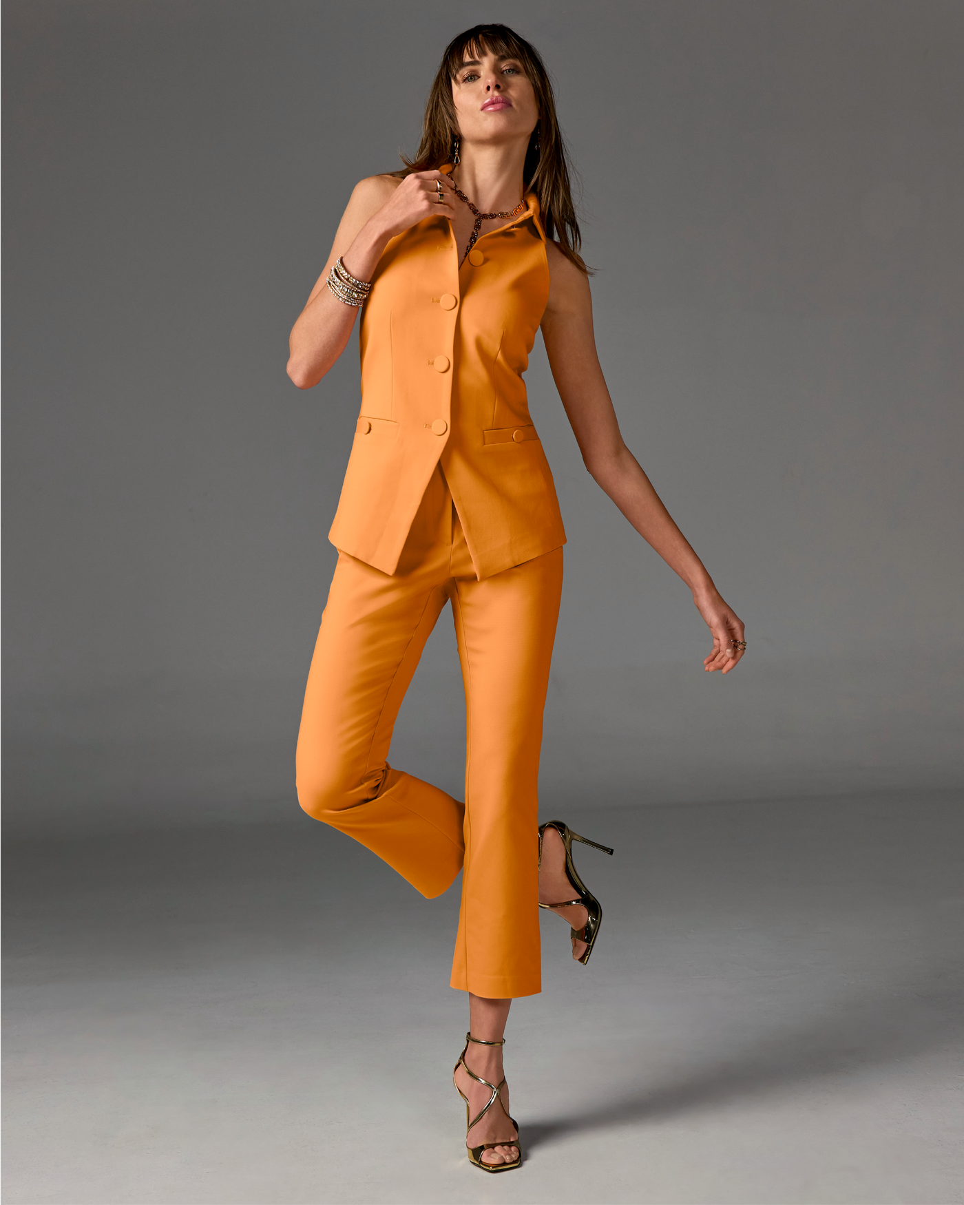 Monterey Modern Bootcut Kick Flare Ankle Pant Bird of Paradise