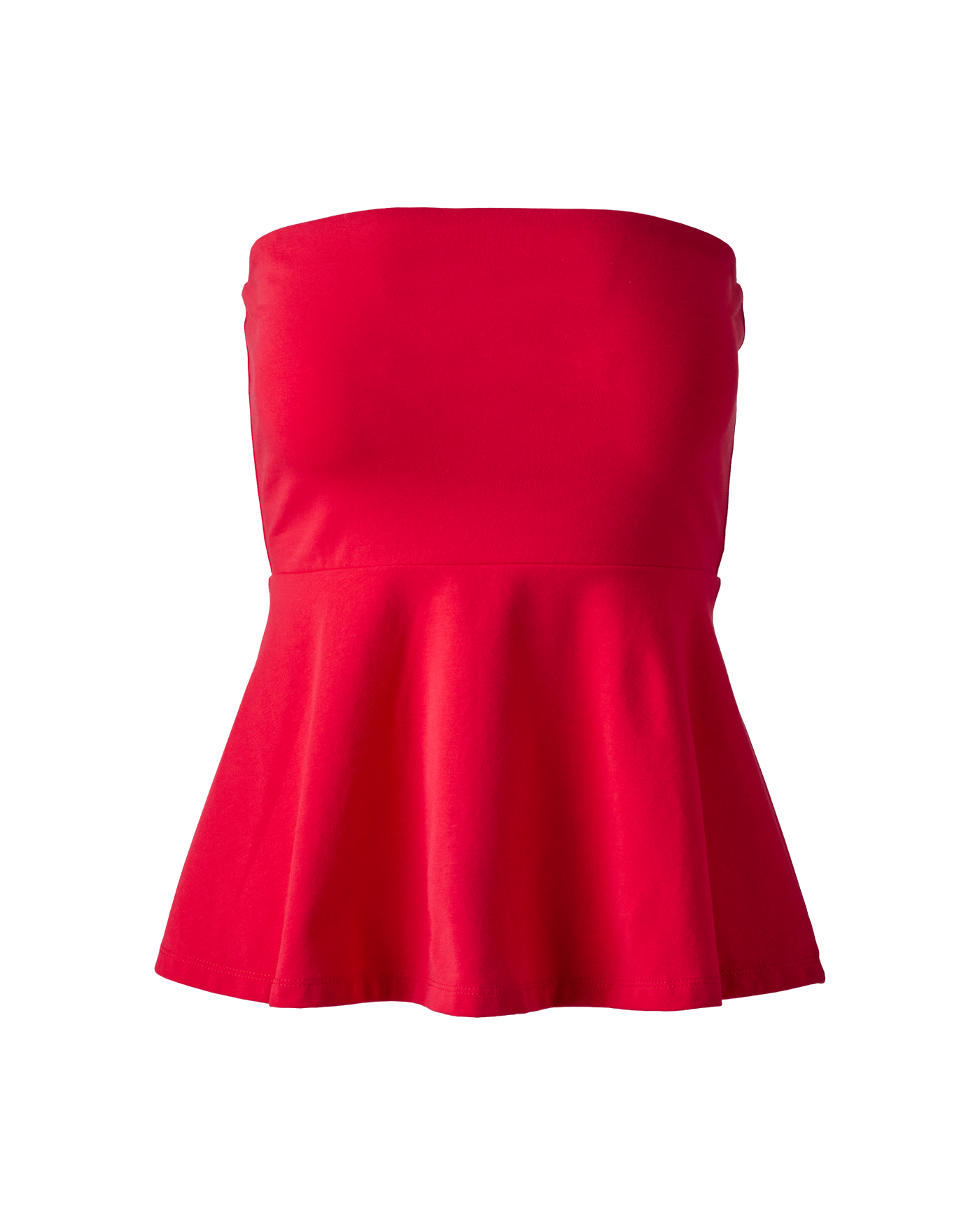 So Sexy Peplum Tube Top Tomato Red – Boston Proper