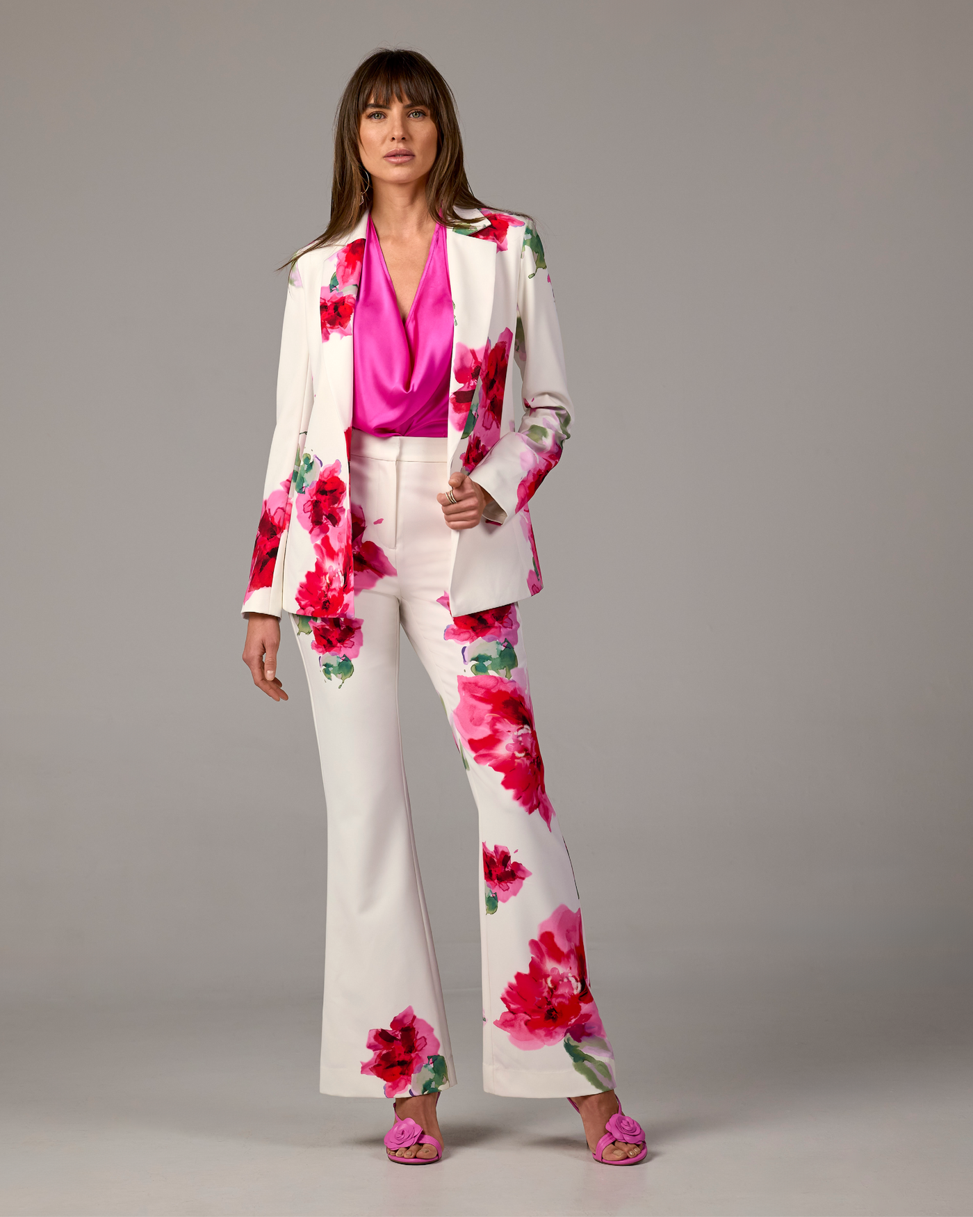 Monterey Relaxed Print Trouser Pant Painted Fleurs