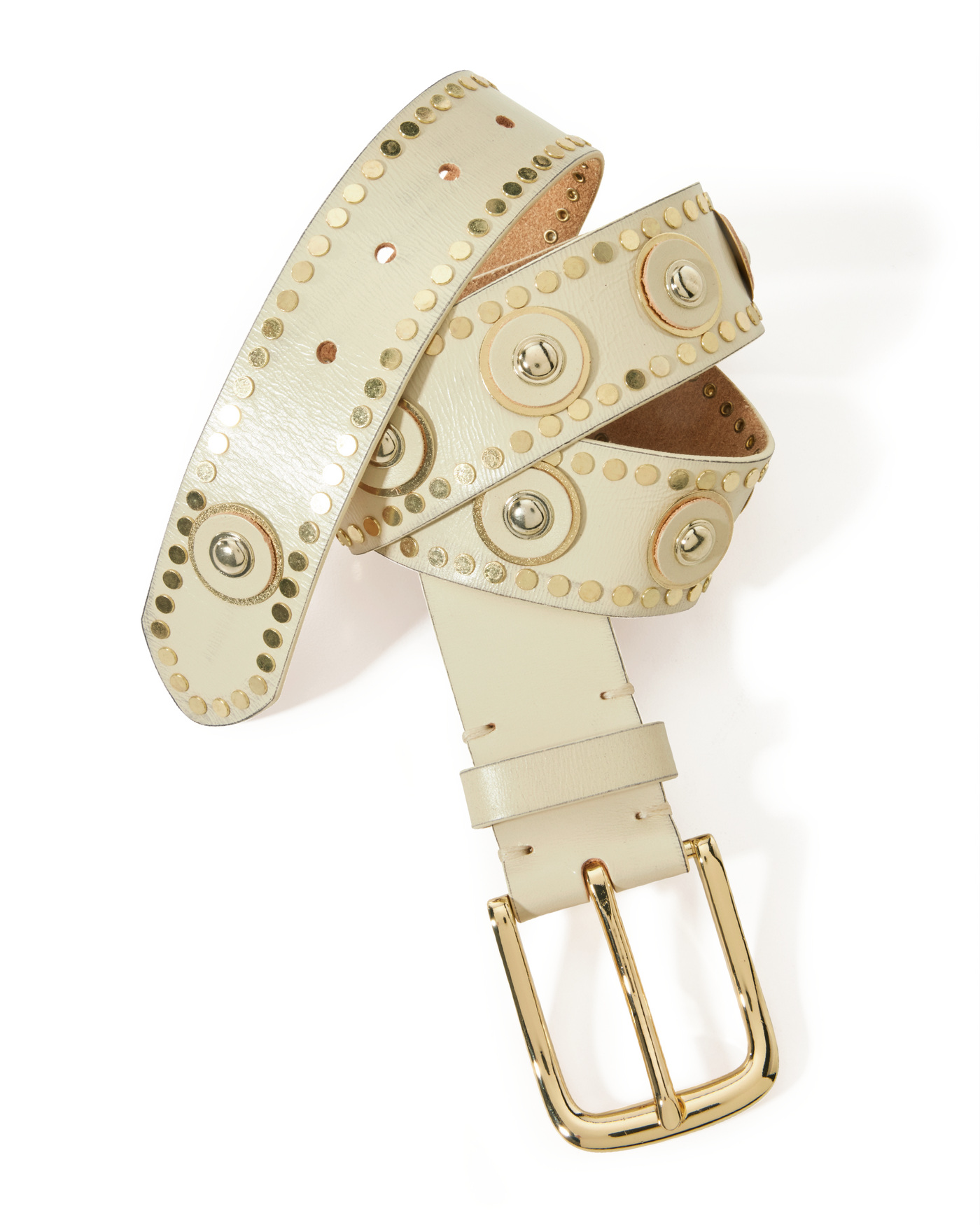 Gold Embellished Belt Off White