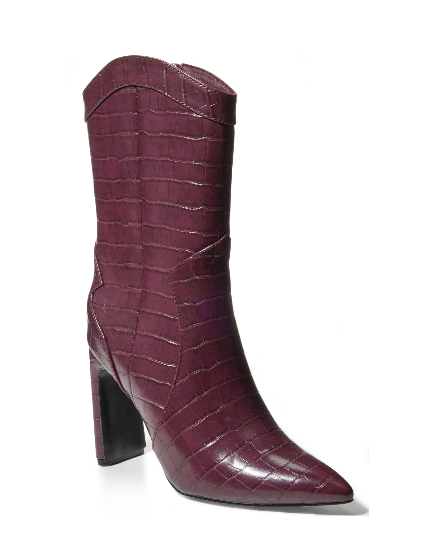 Croco Western Boot Wine