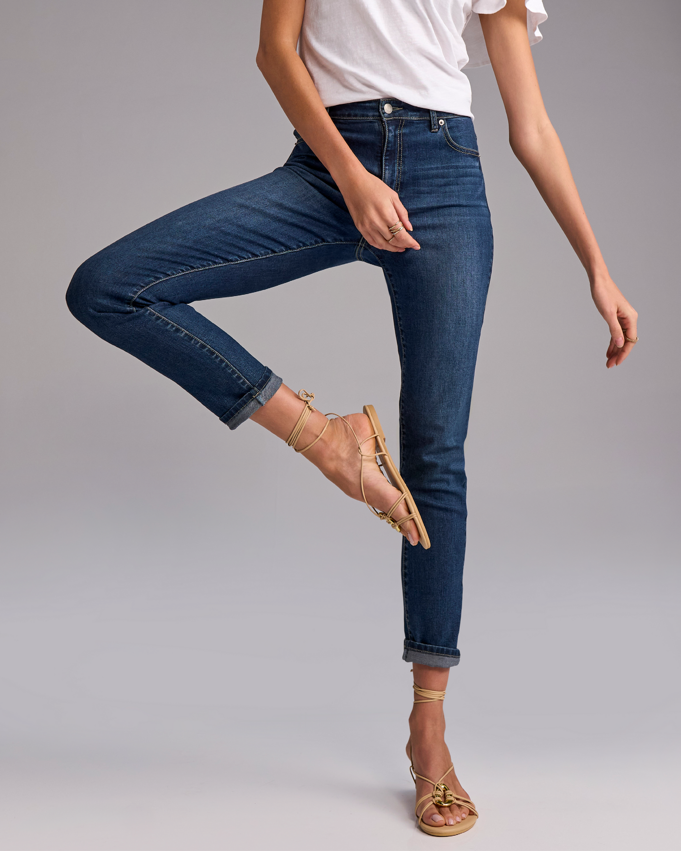Aspen High Rise Skinny Jean Dark Wash