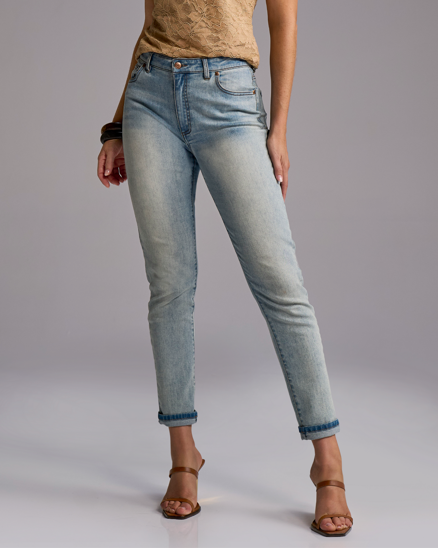 Aspen High Rise Skinny Jean Light Wash