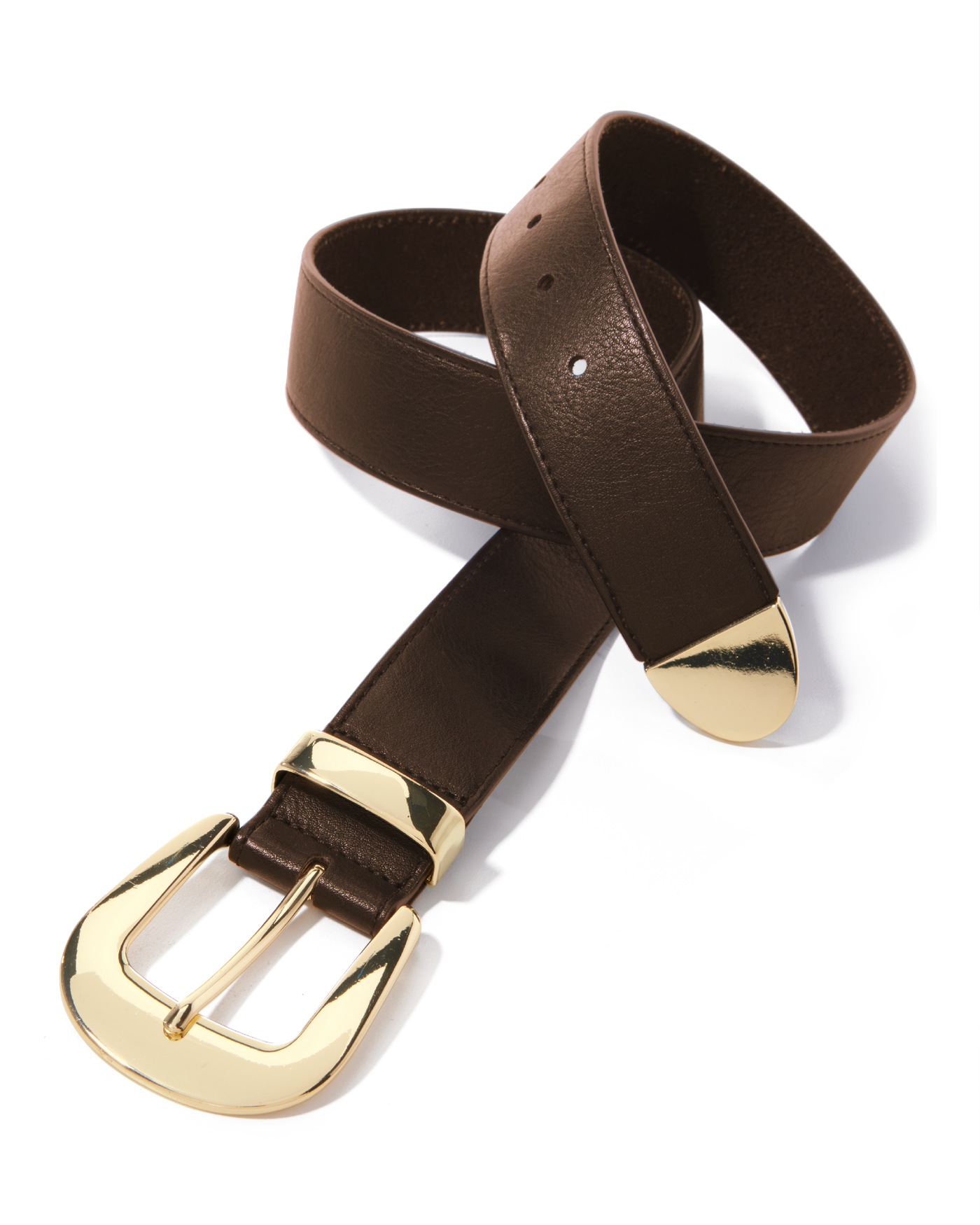 Modern Chic Belt Chocolate