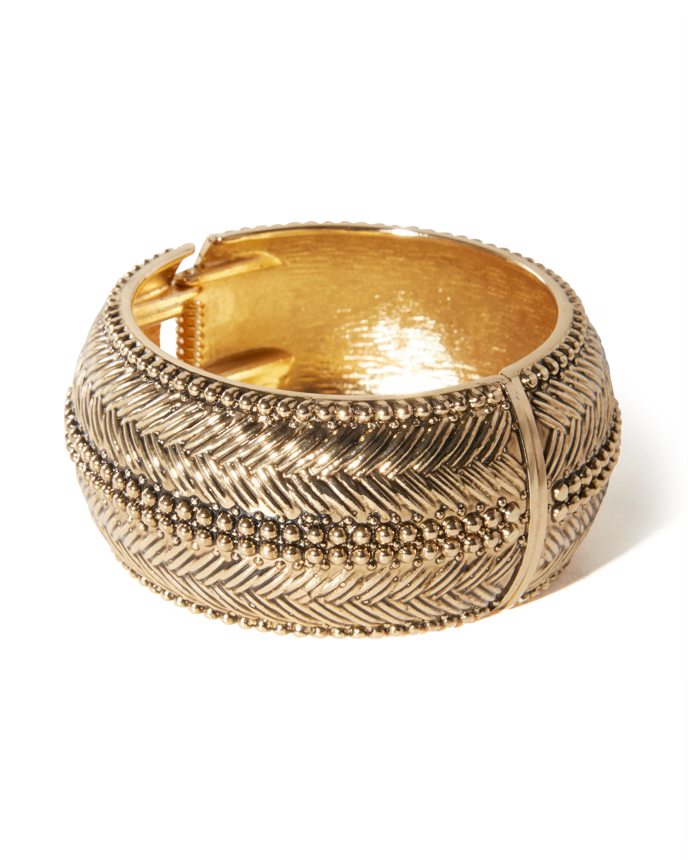 Engraved Bangle Gold
