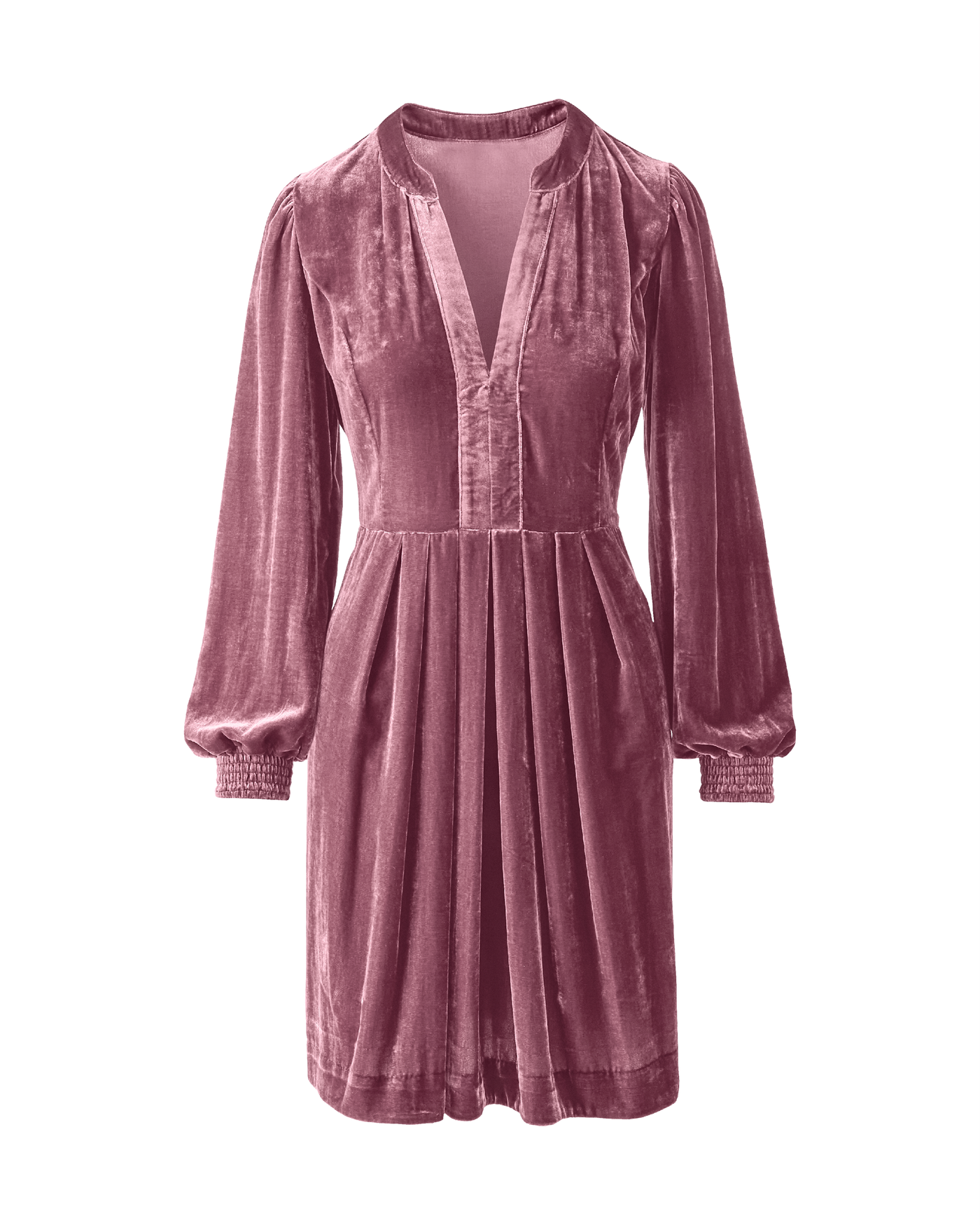 Crushed Velvet Pleated Shift Dress Mesa Rose – Boston Proper