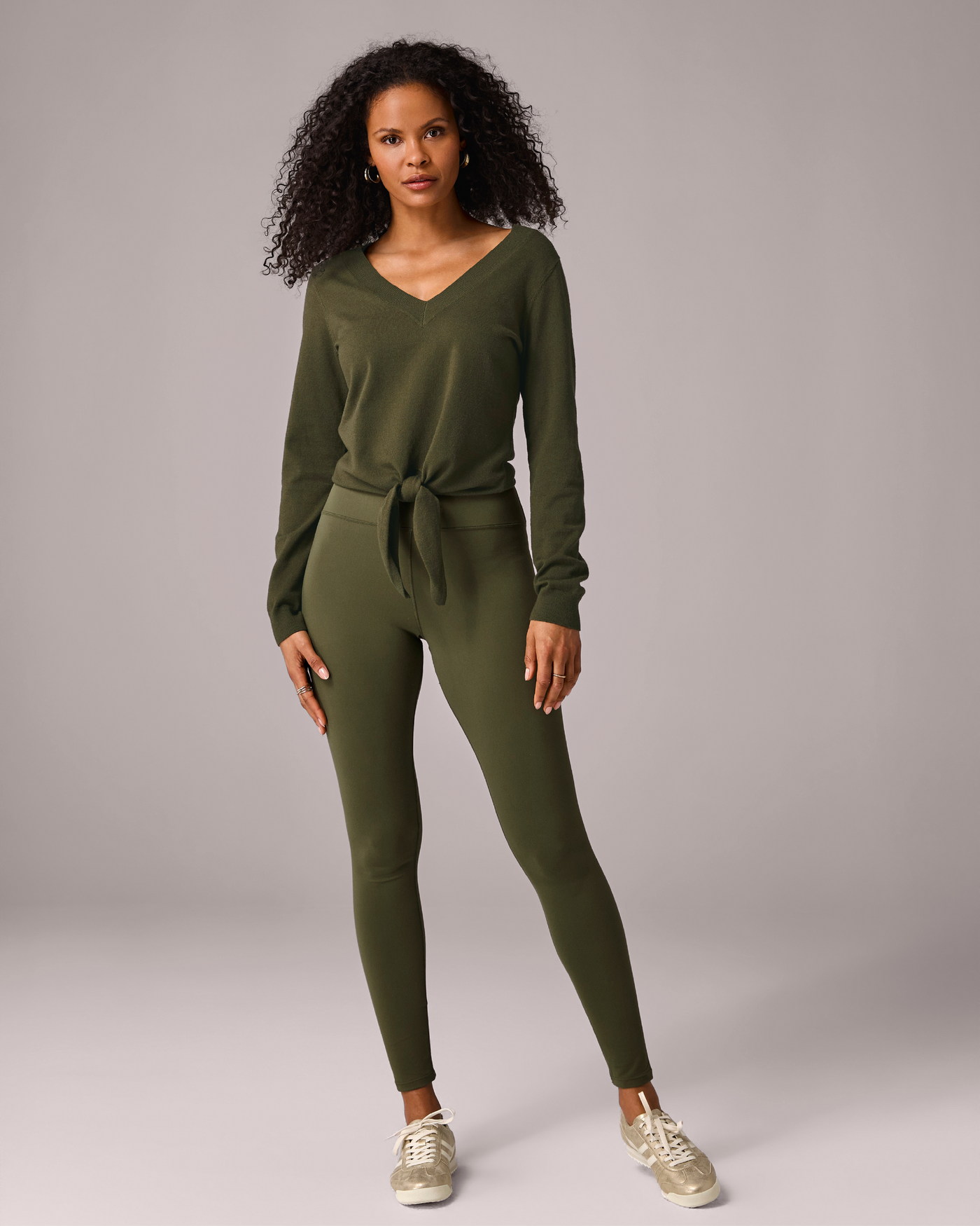 High Waisted Sport Legging Olive Night