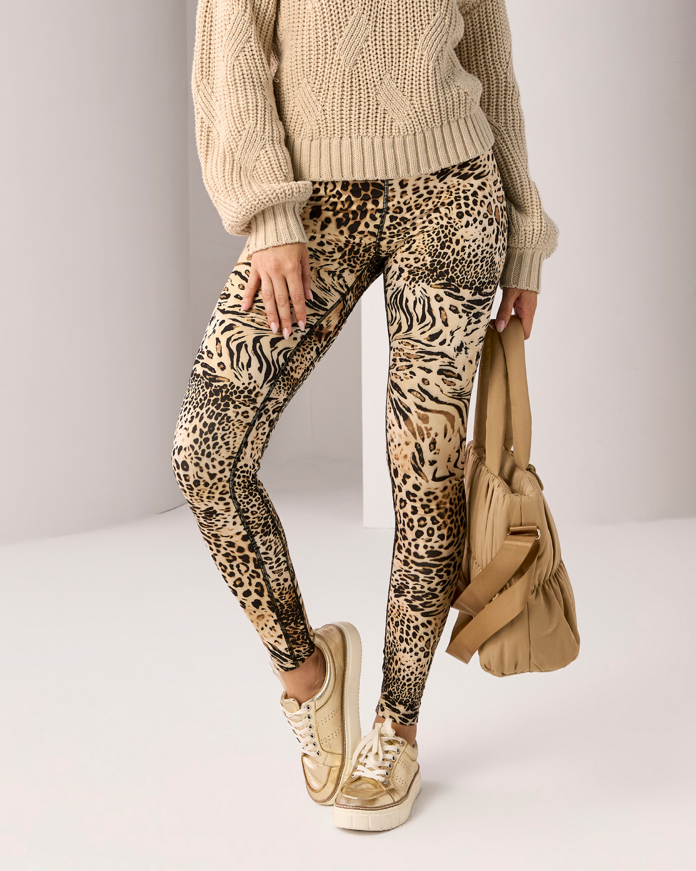 High Waisted Printed Sport Legging Amazon Animal
