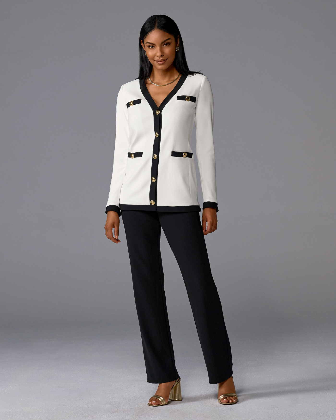 Beyond Travel Colorblock Set Ivory Coast/Jet Black