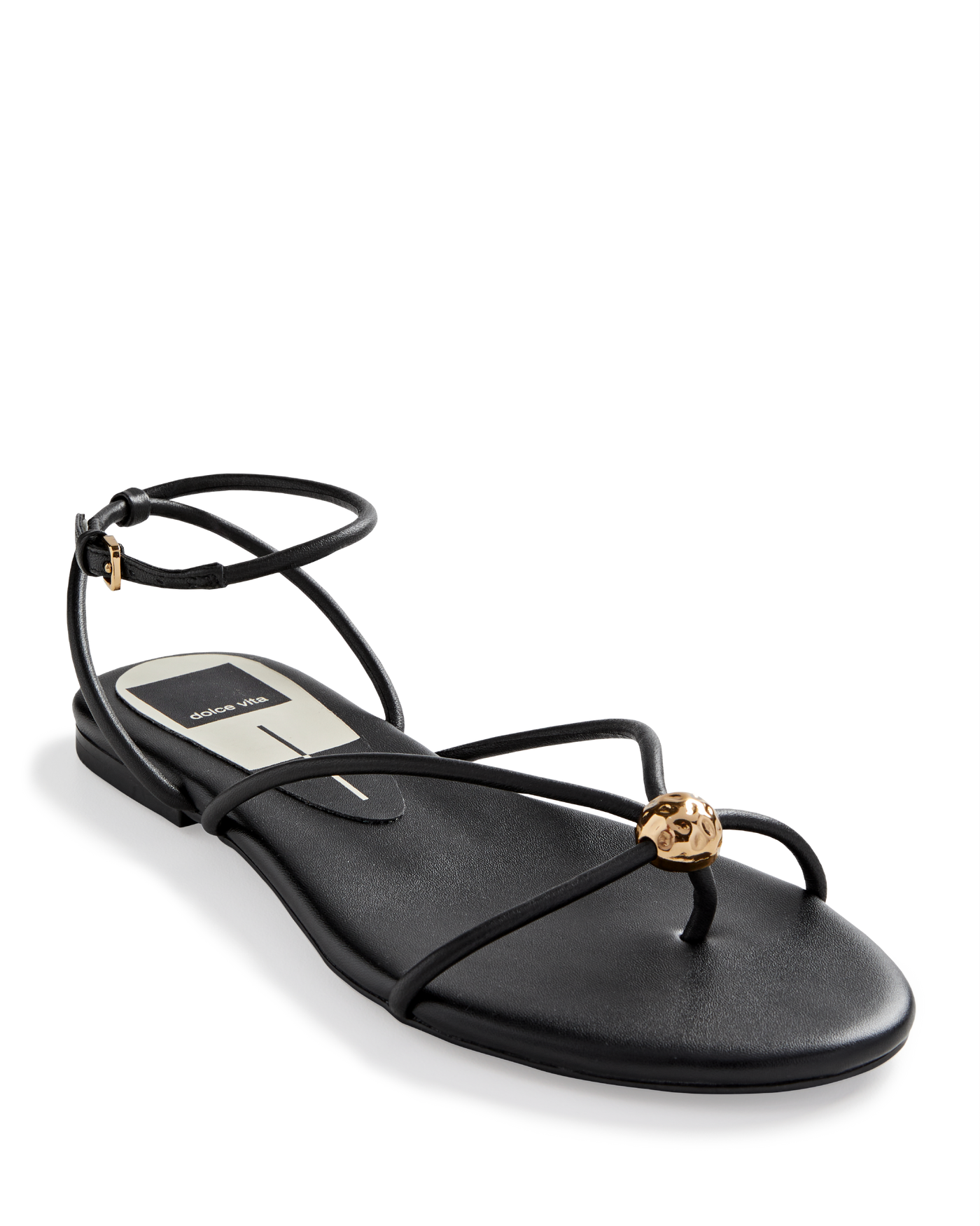 Dolce Vita Strappy Gladiator Sandal Black
