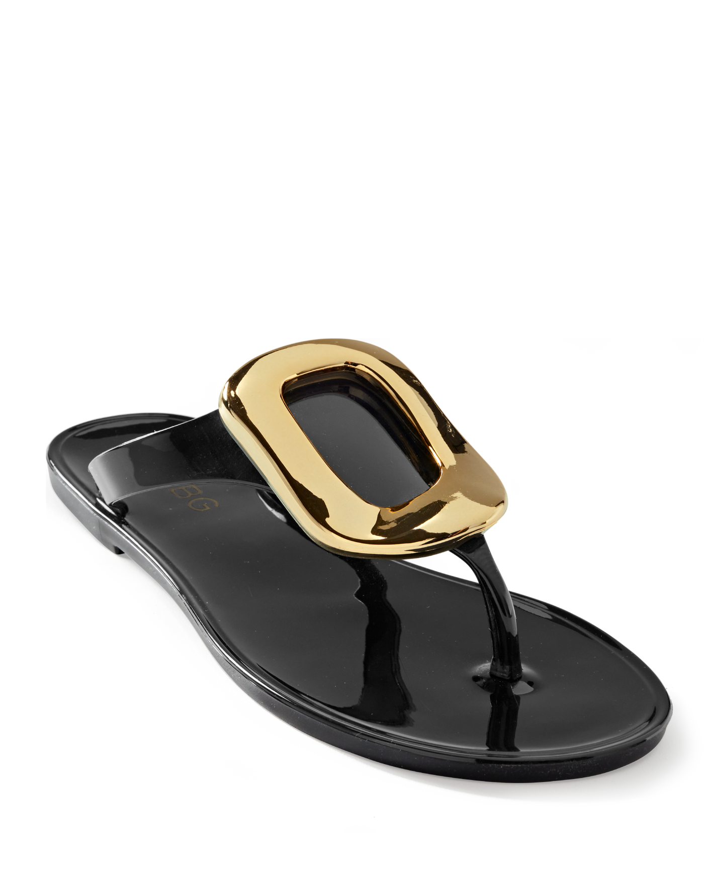 BCBGeneration Modern Hardware Pool Slide Black